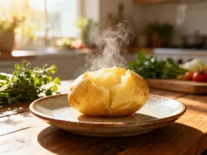 Przekrojone, dojrzałe awokado z pestką na drewnianym stole, podkreślające świeżość i naturalność produktu.